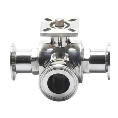 Suporte OEM SS304 1/4''-4.0'' Homebrew Tri-Clamp Balão Valve de aço inoxidável Valve sanitária