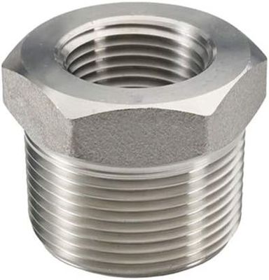 Acoplador HEX de tubulação NPT feminino para meios de água e ligação de porta