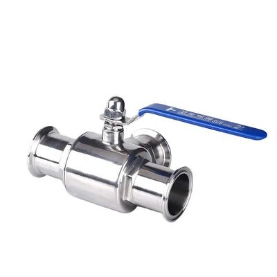Forjado SS304/SS316L L/T Tipo Tri Clamp de aço inoxidável 3 Way Ball Valve 3A DIN