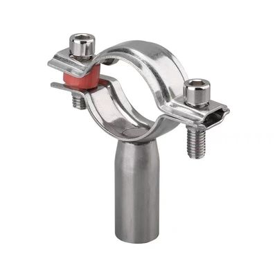 WZ Sanitário SS 304 316 Single Pin Clamp Tri Clamp Fittings Pipe Hanger Pipe Holder 1/8"--4