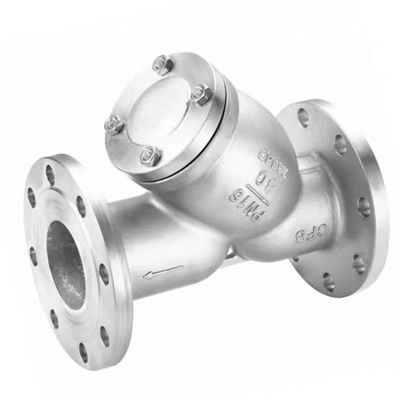 WZ de aço inoxidável 304 316 válvula de flange de filtro do tipo Y para filtragem de vapor de tubulação