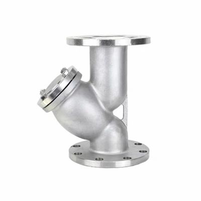 WZ de aço inoxidável 304 316 válvula de flange de filtro do tipo Y para filtragem de vapor de tubulação