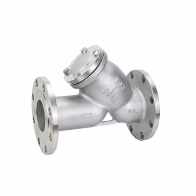 WZ de aço inoxidável 304 316 válvula de flange de filtro do tipo Y para filtragem de vapor de tubulação