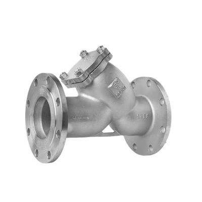 WZ de aço inoxidável 304 316 válvula de flange de filtro do tipo Y para filtragem de vapor de tubulação