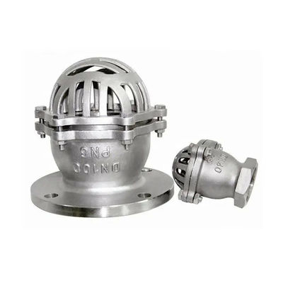 Valva de pé de flange de aço inoxidável 304 316 de prata com extremo enrolado e design borboleta