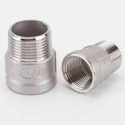1'-8'' tubos de aço inoxidável adaptador de redução 1/8" NPT masculino x 1/4" NPT feminino