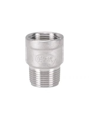 1'-8'' tubos de aço inoxidável adaptador de redução 1/8" NPT masculino x 1/4" NPT feminino