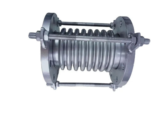Aço inoxidável 304 Conexão de flange Junta de expansão telescópica para compensador de Bellow