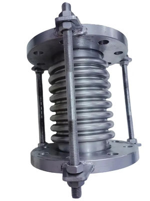Aço inoxidável 304 Conexão de flange Junta de expansão telescópica para compensador de Bellow