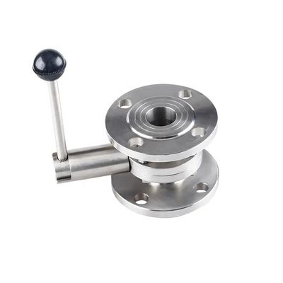 Aço inoxidável sanitário 304 316 DN150 válvula borboleta 3A DIN