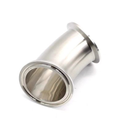 Sanitário 90 graus 45 graus 2 "Tri-clamps Elbow Casting SS304 316L Grade Food TC Clamped