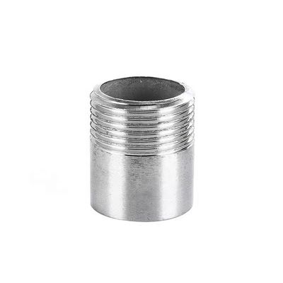 Acessórios para tubos de aço inoxidável NPT Homem com rosca de 2" comprimento Tubo fundido de mamilo