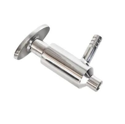 Válvula de amostragem de aço inoxidável higiénico 304 316 para prevenção de contaminação de qualidade alimentar