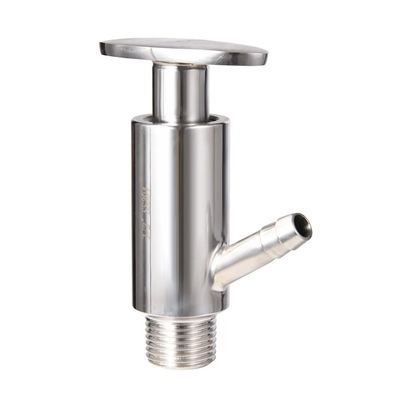Válvula de amostragem de aço inoxidável higiénico 304 316 para prevenção de contaminação de qualidade alimentar