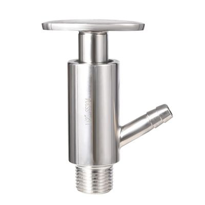 Válvula de amostragem de aço inoxidável higiénico 304 316 para prevenção de contaminação de qualidade alimentar