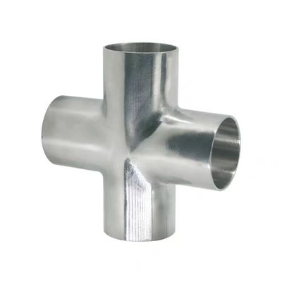 Aço inoxidável 316 304 cabeça cilíndrica Código 4 vias de tubulação transversal