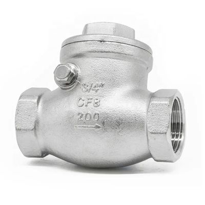 Código de cabeça cilíndrica 316 de aço inoxidável 201 304 válvula de controlo Npt Bsp carga de mola do fio