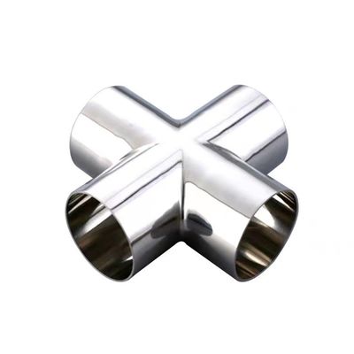 Aço inoxidável 316 304 cabeça cilíndrica Código 4 vias de tubulação transversal