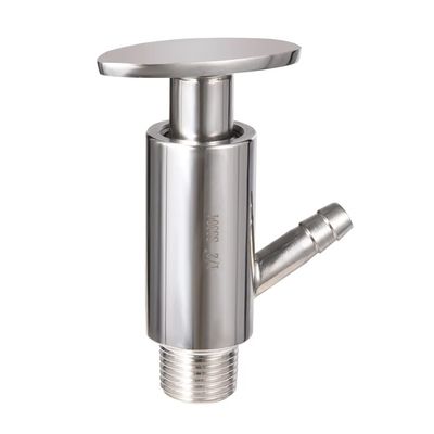 Válvula de amostragem de aço inoxidável higiénico 304 316 para prevenção de contaminação de qualidade alimentar