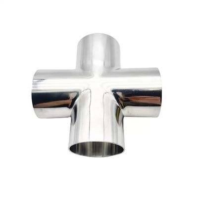 Aço inoxidável 316 304 cabeça cilíndrica Código 4 vias de tubulação transversal