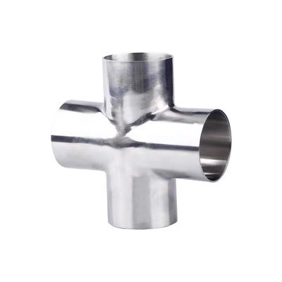 Aço inoxidável 316 304 cabeça cilíndrica Código 4 vias de tubulação transversal