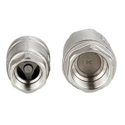 H12W-16P válvula de verificação vertical de mola para porta de fio de aço inoxidável de tamanho múltipla personalizada