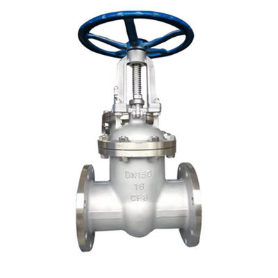 1/2''-8.0'/DN15-DN200 Tipo de válvula de porta de parede de aço inoxidável de tipo flanges ascendente para água