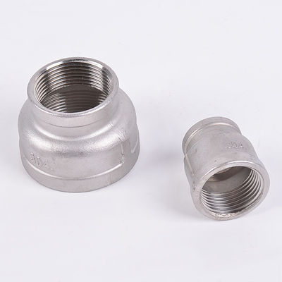 Redutor de aço inoxidável Hex Bushing 1"-8" NPT masculino a 3/4" NPT feminino Adaptador de tubos fundidos