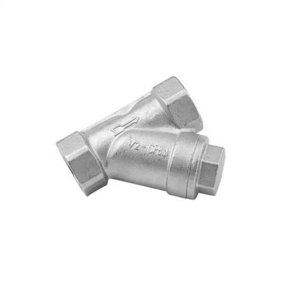 BSP Conexão feminina com rosca SS316 304 201 CF8M Filtro de filtro tipo Y npt bspp