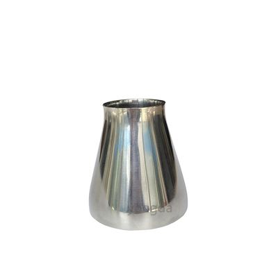 Acero inoxidável sanitário 304 316L Tri Clamp Tubo de ajuste Tubo curto longo Soldado Redutor excêntrico