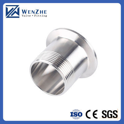 Tubo de linha de filamento feminino sanitário equipado com 2 INCH OD 64mm Ferrule para Industrial