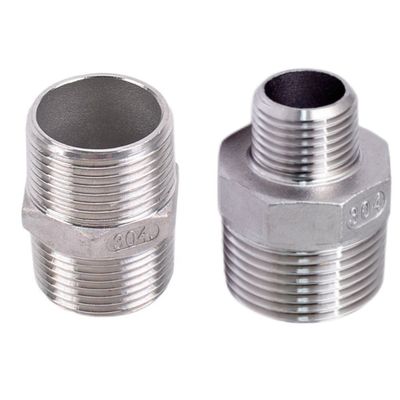 Suporte personalizado Reduzindo mamilos 3/4 "x 1/2" Homem NPT Threaded Round Head Code