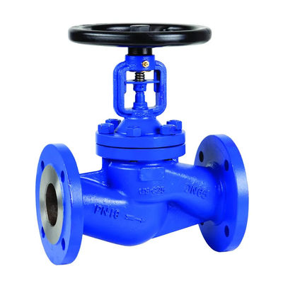 1''-8' DIN DN50 PN40 Bellows Seal Manual válvula globular em aço inoxidável 301/304/316