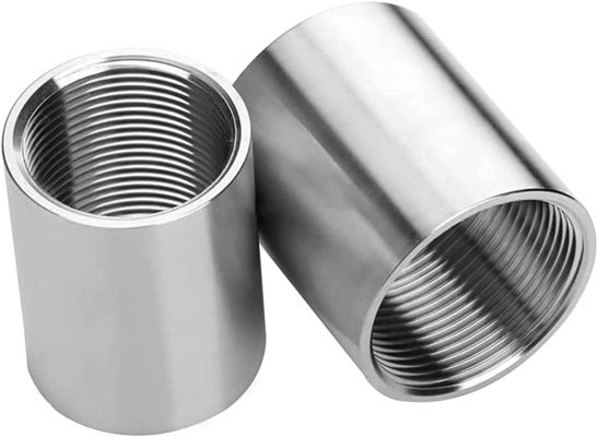 1/2" x 1/2" de aço inoxidável padrão de acoplamento fundido para acessórios de tubos com roscas femininas