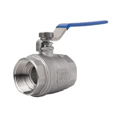 WZ aço inoxidável SS 304 316 NPT BSP roscado 2PC válvula de esfera personalizada para a longevidade