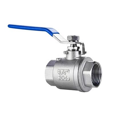 WZ aço inoxidável SS 304 316 NPT BSP roscado 2PC válvula de esfera personalizada para a longevidade