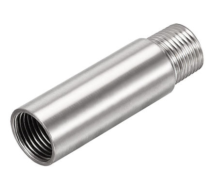 Acero inoxidável 1'-8' Macho para fêmea acoplador de fios 80 mm comprimento hexágono/cabeça redonda