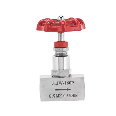 Alta pressão 1/2" DN15 J13W-160P Forjado aço inoxidável 304 316 316L válvula de agulha