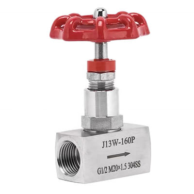 Alta pressão 1/2" DN15 J13W-160P Forjado aço inoxidável 304 316 316L válvula de agulha