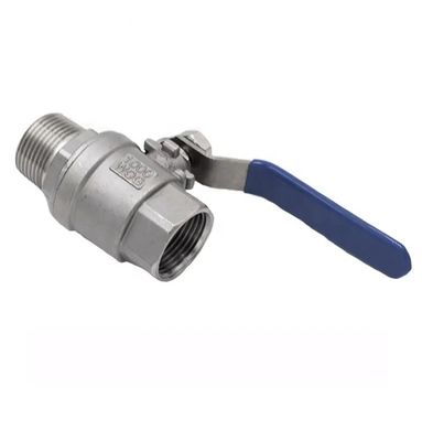 Masculino e Feminino Full Port BSP BSPT NPT Q11F 304 316 WCB CF8 1000 wog válvula de esferas 2pc roscada