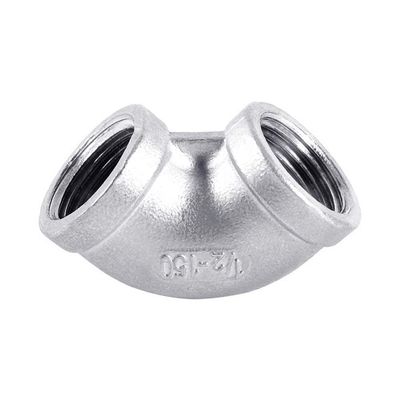 Tubo em forma de T de aço inoxidável com fio feminino NPT de 3/4" e código de cabeça igual