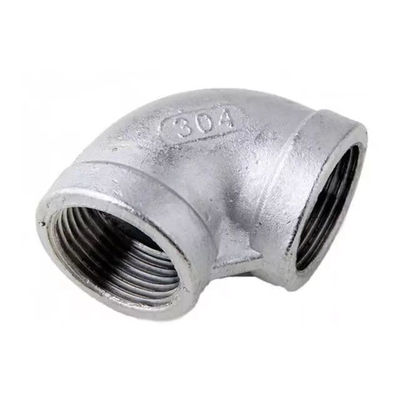 Tubo em forma de T de aço inoxidável com fio feminino NPT de 3/4" e código de cabeça igual