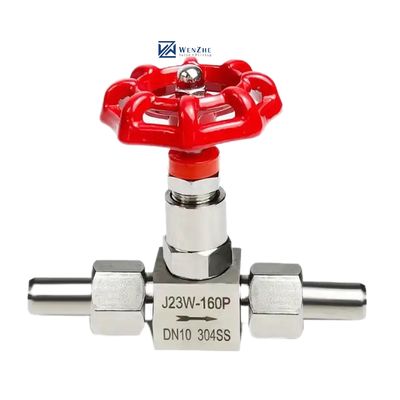 1/4' -4.0' Valva de agulha de alta pressão de aço inoxidável igual J23W-160P 304 316L