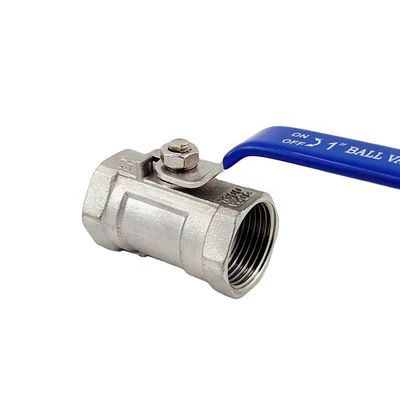 Válvula de água de aço inoxidável industrial de 1 PC com bola de flutuação e porte DN8-DN100