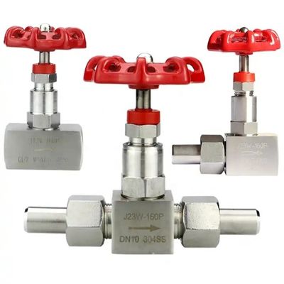 1/4' -4.0' Valva de agulha de alta pressão de aço inoxidável igual J23W-160P 304 316L