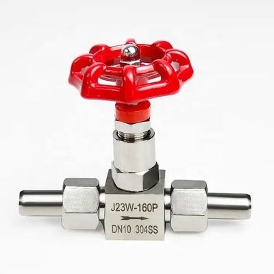 1/4' -4.0' Valva de agulha de alta pressão de aço inoxidável igual J23W-160P 304 316L