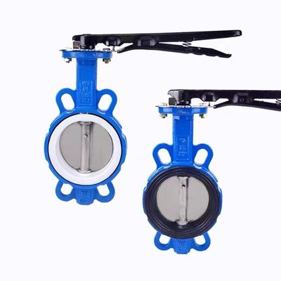 2 polegadas de Ferro Dutile Wafer Butterfly Valve ANSI 150 DIN JIS Prata para fins gerais