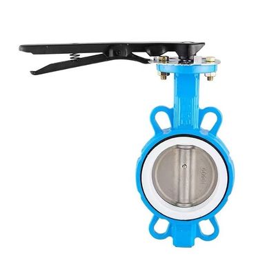 2 polegadas de Ferro Dutile Wafer Butterfly Valve ANSI 150 DIN JIS Prata para fins gerais