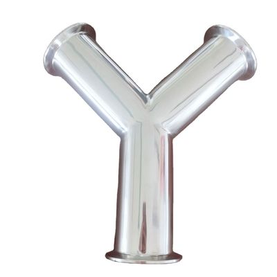 Acero inoxidável sanitário 304 316 Tubo de fixação Tri Clamp Wyes Tee Y Tipo Tee Garantida