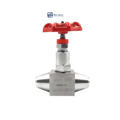 Válvula de agulha forjada SS304 316 316L J61W/H PN10/PN16/PN25 Prata